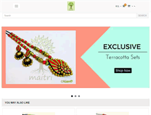 Tablet Screenshot of maitricrafts.com